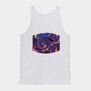 Psychedelic Purple Swirl Tank Top